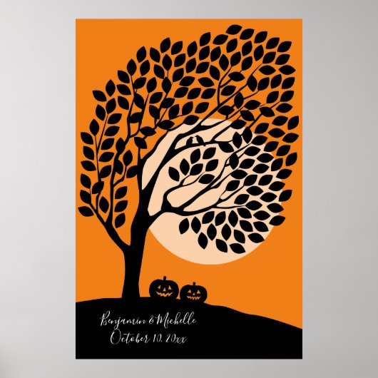 Halloween - 150 Signature Guest Book Alternative Poster (Voorkant)