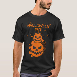 Halloween 1978 Feestelijke Griezelige Myers Pompoe T-shirt