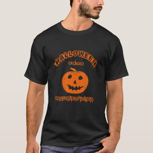  Halloween 1978 , Myers Pumpkin Haddonfield T-shirt (Voorkant)