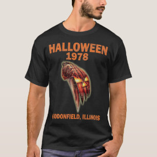 Halloween 1978 vakantie spooky gift myers pumpkin  t-shirt