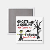 Halloween 1 Juveniele Diabetes Warrior Magneet (Voorkant / Achterkant)