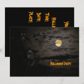 Halloween #1 kaart (Voorkant / Achterkant)