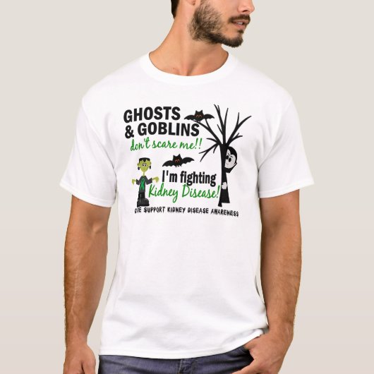 Halloween 1 Kidney Disease Warrior T-shirt (Voorkant)