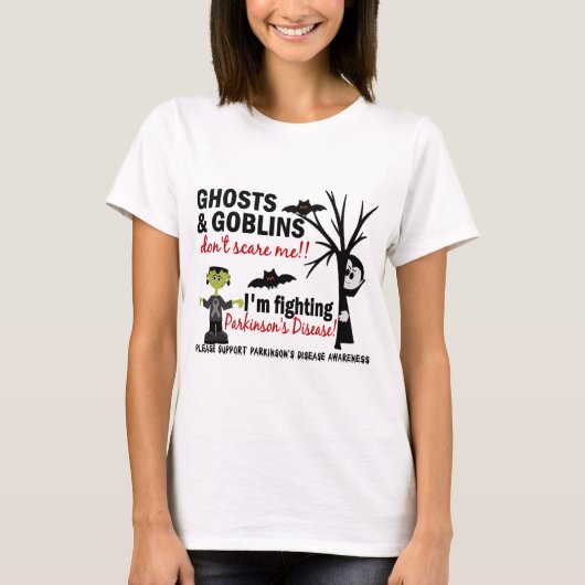Halloween 1 Parkinson's Disease Warrior T-shirt (Voorkant)