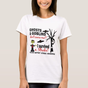 Halloween 1 Stroke Survivor T-shirt