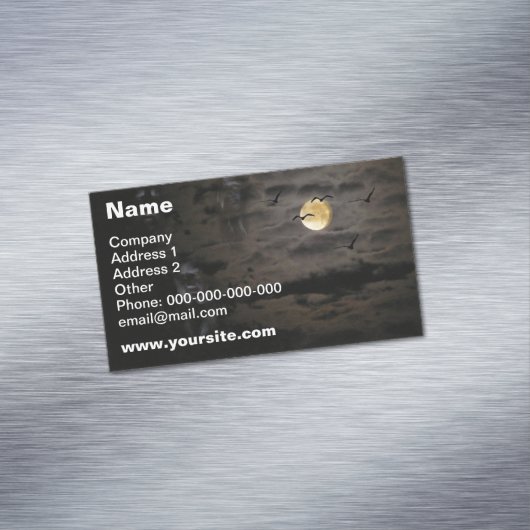 Halloween #1 visitekaartje magneet (Voorbeeld)