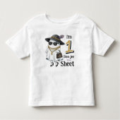 Halloween 1e verjaardag Funny One Boujee Ghost Kinder Shirts (Voorkant)