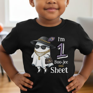 Halloween 1e verjaardag Funny One Boujee Ghost Kinder Shirts