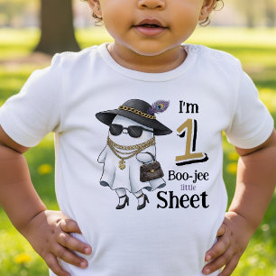 Halloween 1e verjaardag Funny One Boujee Ghost Kinder Shirts