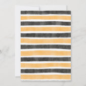 Halloween 1e verjaardag Little Pumpkin uitnodiging (Achterkant)