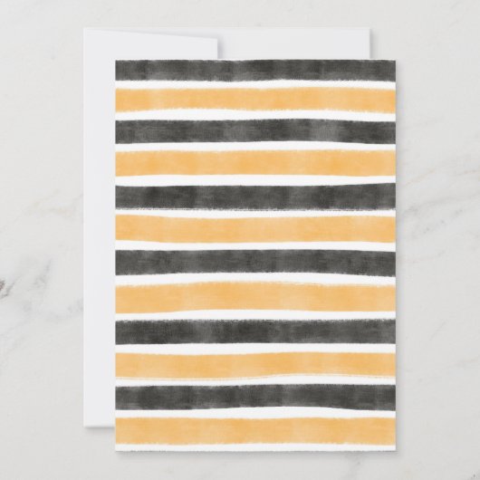 Halloween 1e verjaardag Little Pumpkin uitnodiging (Achterkant)