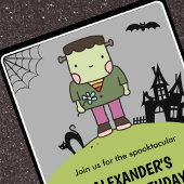 Halloween 1e verjaardag spooktacular Frankenstein Kaart