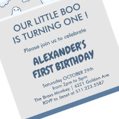 Halloween 1e verjaardag spooktacular schattig kaart