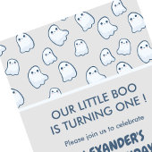 Halloween 1e verjaardag spooktacular schattig kaart