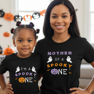Halloween 1e verjaardag Spooky One Ghost Mother T-shirt