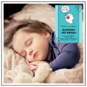 Halloween 1e verjaardag uitnodiging spin web spook