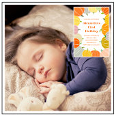 Halloween 1e verjaardagsuitnodigingen oktober voor kaart