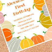 Halloween 1e verjaardagsuitnodigingen oktober voor kaart