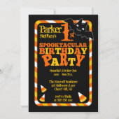 Halloween 1st Spooktacular Birthday Party Kaart (Voorkant)