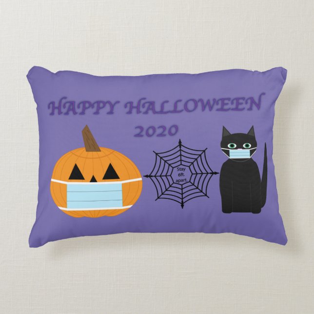 Halloween 2020 accent kussen (Voorkant)