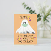 Halloween 2020 Alle trucs en geen traktaties Briefkaart (Staand voorkant)
