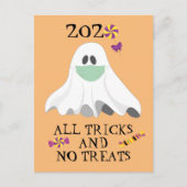 Halloween 2020 Alle trucs en geen traktaties Briefkaart (Voorkant)
