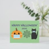 Halloween 2020 briefkaart (Staand voorkant)