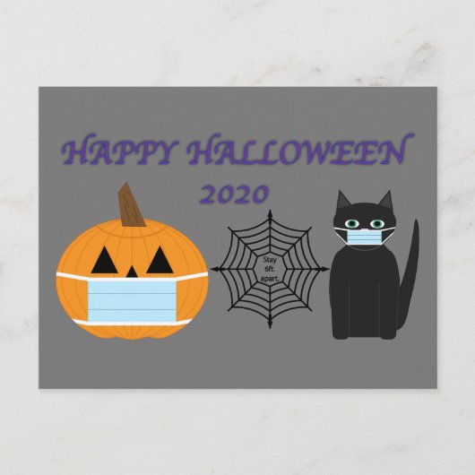 Halloween 2020 briefkaart (Voorkant)