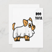 Halloween 2020 kostuum - Corgi hond meme grappige  Kaart (Voorkant / Achterkant)