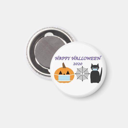 Halloween 2020 magneet (Voorkant / Achterkant)