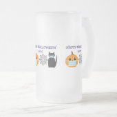 Halloween 2020 matglas bierpul (Voorkant rechts)