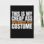 Halloween 2021 - Funny Halloween Costume Kaart (Voorkant)