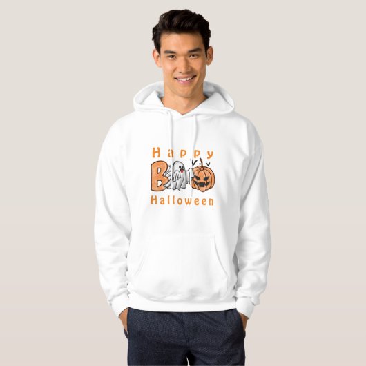 Halloween 2024: Happy Halloween hoodie T Shirt (Voorkant volledig)