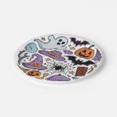 Halloween 2024 papieren bordje (Gekanteld)