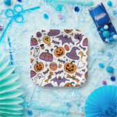 Halloween 2024 papieren bordje (Feest)