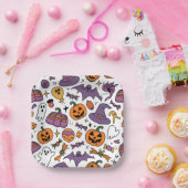 Halloween 2024 papieren bordje (Feest)