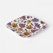 Halloween 2024 papieren bordje (Gebogen)