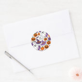 Halloween 2024 ronde sticker (Envelop)