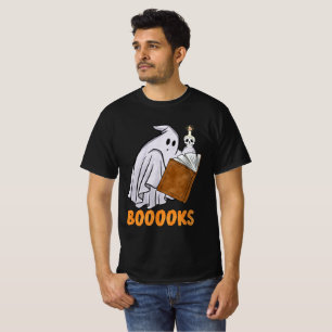 Halloween 2024: T shirt een spook in een boek