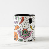 Halloween 2024 tweekleurige koffiemok (Center)