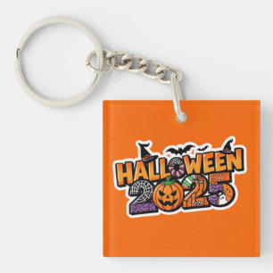 Halloween 2025 Magie – Feestelijke Pompoen Sleutelhanger