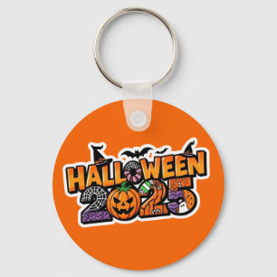 Halloween 2025 Magie – Feestelijke Pompoen Sleutelhanger