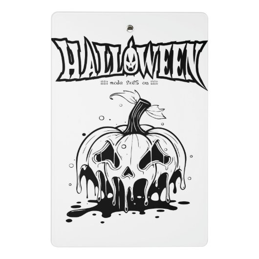 Halloween 2025 Spooky Season Mini Klembord (Achterkant)