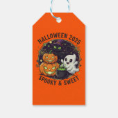 Halloween 2025 Spooky & Sweet Cadeaulabel (Achterkant)