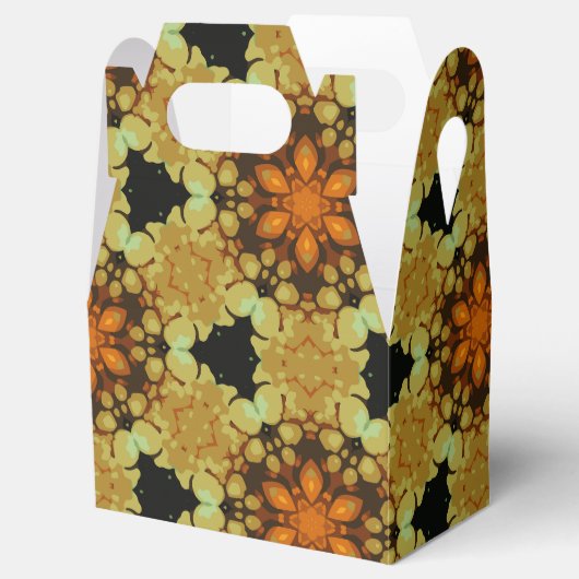 Halloween 2 geometrische mandala 1 patroon bedankdoosjes (Geopend)