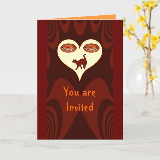 Halloween #2_ kaart (Gele Bloem)