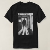 Halloween 2 Michael Myers Faded Poster Lange hoes T-shirt (Design voorkant)