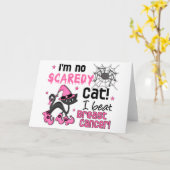 Halloween 2 Overlevende borstkanker Kaart (Gele Bloem)