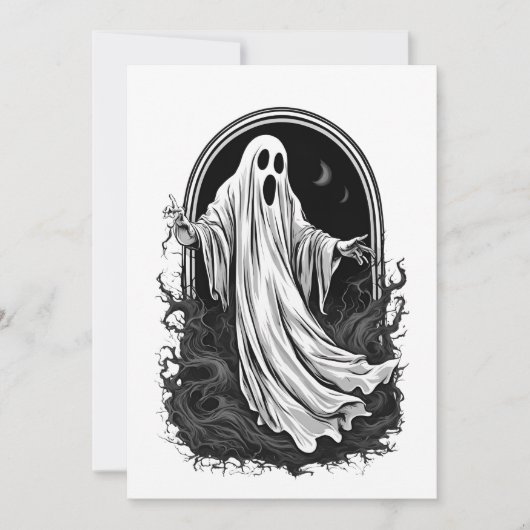 Halloween 2 spirit, spook, cadeau, schattig, herfs kaart (Voorkant)