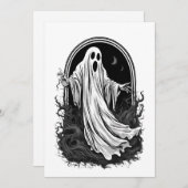 Halloween 2 spirit, spook, cadeau, schattig, herfs kaart (Voorkant / Achterkant)